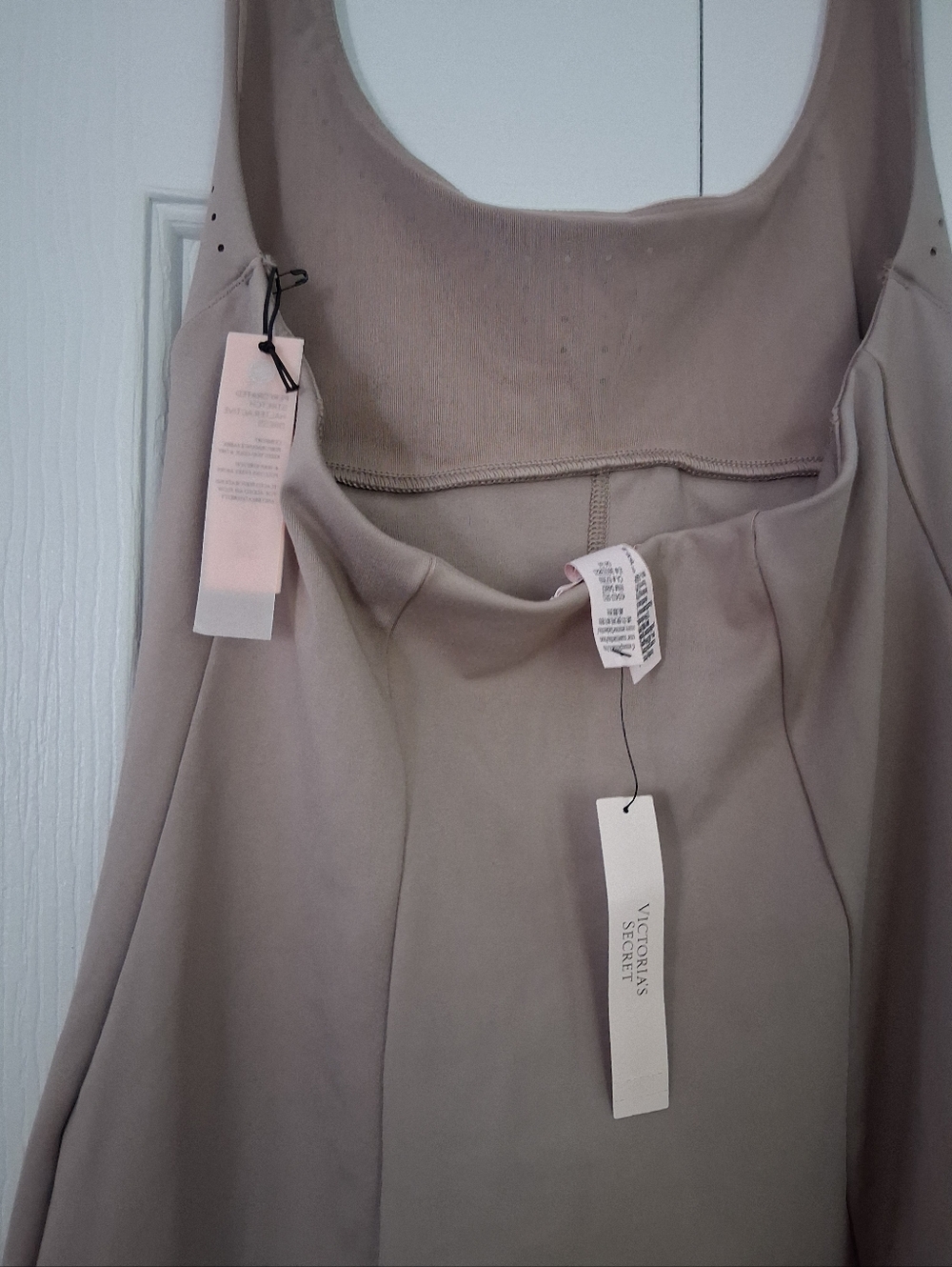Victoria's Secret VS Essential Athletic Halter Dress in "Bare Taupe" - Picture 7 of 9